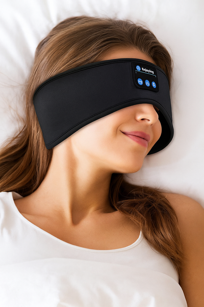 SilentNight Slaapmasker - Slaapmasker met Bluetooth Oortjes & Eye Cover